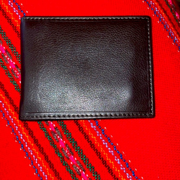Genuine Leather Hand Crafted Wallet NWOT - Picture 1 of 6